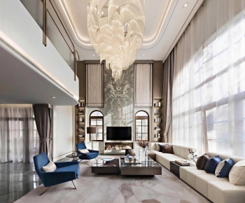 Modern A Living Room-ID:524446013