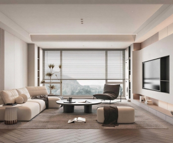 Modern A Living Room-ID:436021096