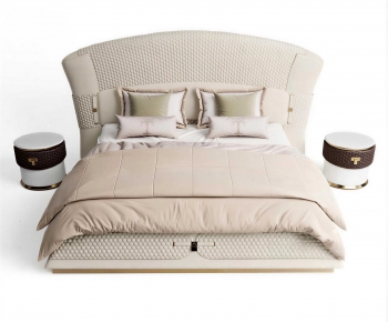 Modern Double Bed-ID:543627021
