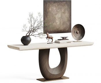 Wabi-sabi Style Console-ID:972019915