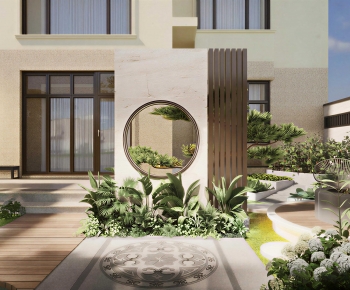 New Chinese Style Courtyard/landscape-ID:990320928
