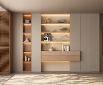 New Chinese Style Bookcase-ID:978471994