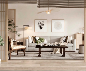 Japanese Style A Living Room-ID:905076031