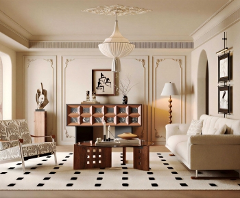 French Style A Living Room-ID:470463046