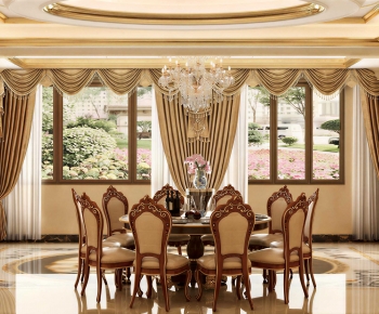 European Style Dining Room-ID:818440942