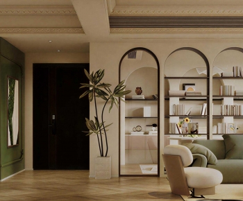 French Style A Living Room-ID:529459009