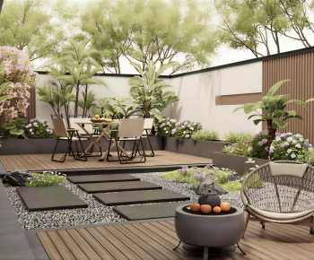 Modern Courtyard/landscape-ID:598571062