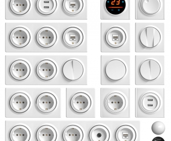 Modern Switch Socket Panel-ID:586064103