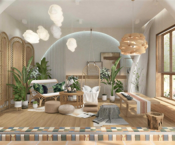 Wabi-sabi Style A Living Room-ID:179399974