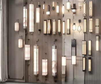 New Chinese Style Wall Lamp-ID:776354078