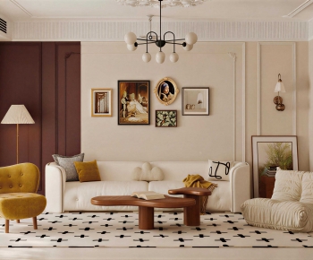 French Style A Living Room-ID:562036042