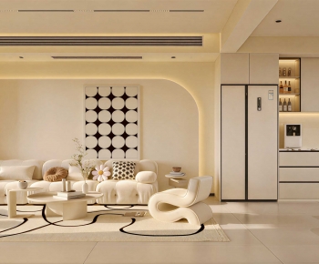 Modern A Living Room-ID:978643899