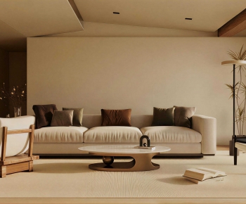 Japanese Style A Living Room-ID:136873962