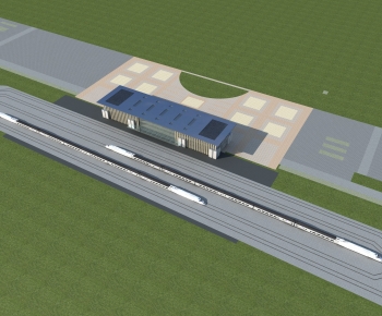 Modern Architectural Bird's-eye View Planning-ID:683393005