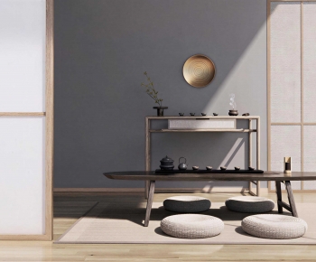 Japanese Style Tea Tables And Chairs-ID:984721903