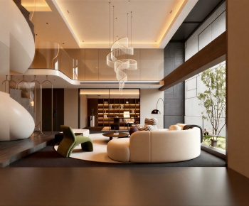 Modern A Living Room-ID:735049017