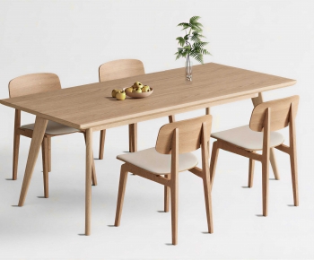 Nordic Style Dining Table And Chairs-ID:504089127