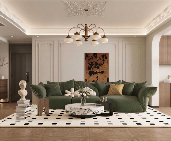 French Style A Living Room-ID:143925912