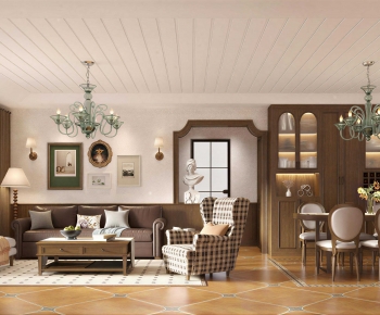 American Style A Living Room-ID:785042053