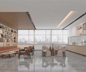 Modern Office Tea Room-ID:233990912