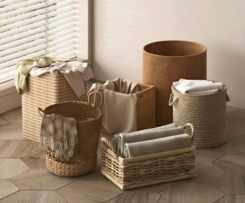 Wabi-sabi Style Storage Basket-ID:405005932