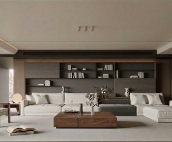 Modern A Living Room-ID:640299081