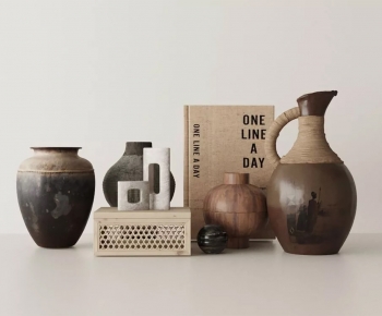 Wabi-sabi Style Clay Pot-ID:920413022