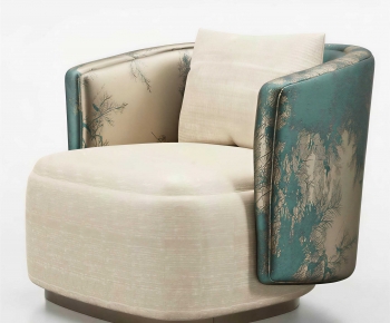 New Chinese Style Single Sofa-ID:206489098