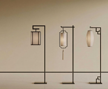 New Chinese Style Floor Lamp-ID:837842944