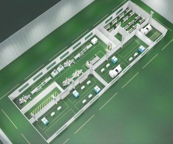 Modern Factory Floor/warehouse-ID:602419443