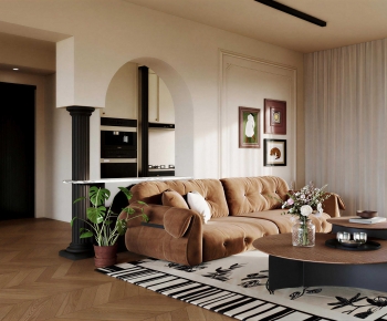 French Style A Living Room-ID:597382075