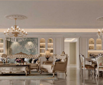 European Style A Living Room-ID:830599078