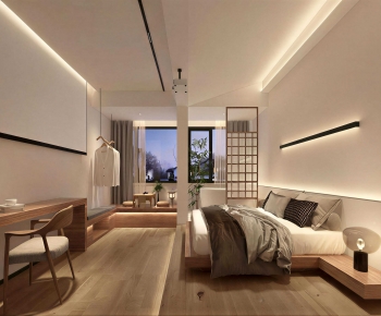 Japanese Style Bedroom-ID:266283047