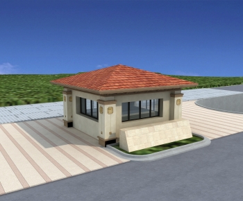 European Style Security Booth-ID:342427974
