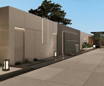 Modern Courtyard/landscape-ID:805850989