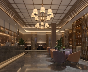 New Chinese Style Lobby Hall-ID:711255075