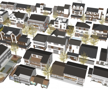 New Chinese Style Appearance Of Commercial Building-ID:476465942