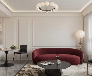 French Style A Living Room-ID:319998032