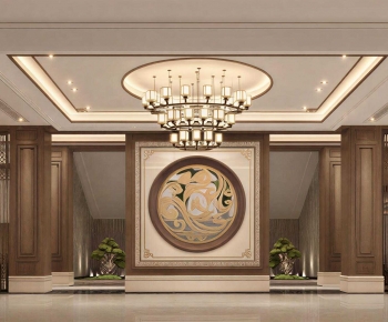 New Chinese Style Lobby Hall-ID:465518951