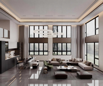 Modern A Living Room-ID:296190986