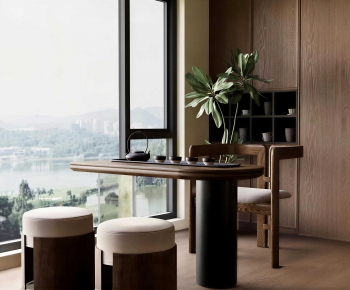 New Chinese Style Tea Tables And Chairs-ID:757066012