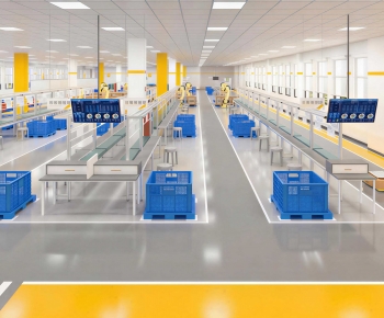 Modern Factory Floor/warehouse-ID:793351892