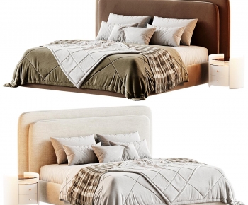 Modern Double Bed-ID:643013005