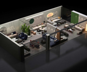 Modern Exhibition Hall-ID:852819924