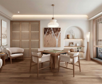 Wabi-sabi Style Chess And Card Room-ID:568679094