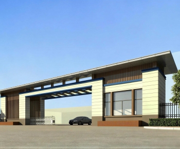 Modern Facade Element-ID:565511946
