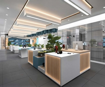 Modern Exhibition Hall-ID:699718009
