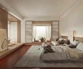 Japanese Style Bedroom-ID:984183076