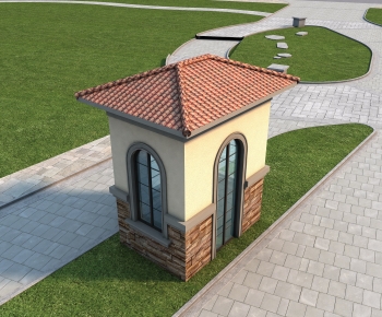 European Style Security Booth-ID:673604014