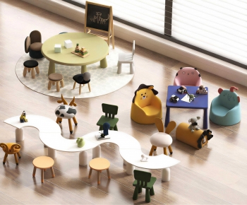 Modern Children's Table/chair-ID:101110963